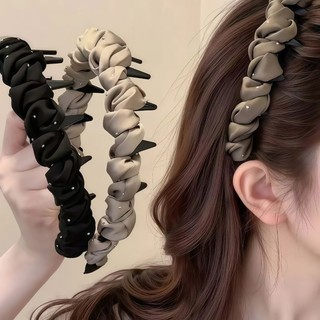 Vòng buộc tóc phong cách Hàn Quốc tối giản, chống trượt, giúp khuôn mặt trông nhỏ nhắn