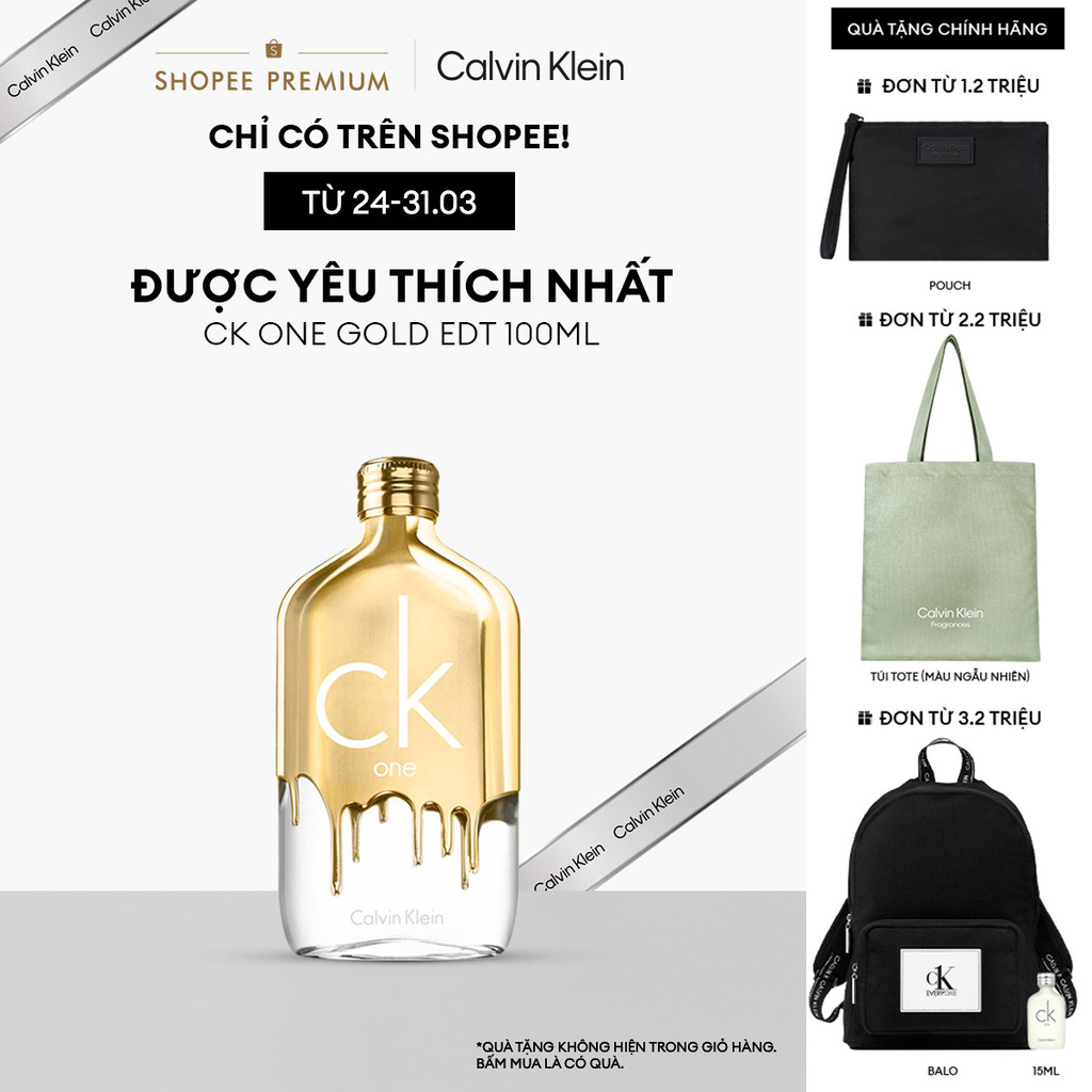 Nước hoa Nam Nữ Calvin Klein CK One Gold EDT 100ml