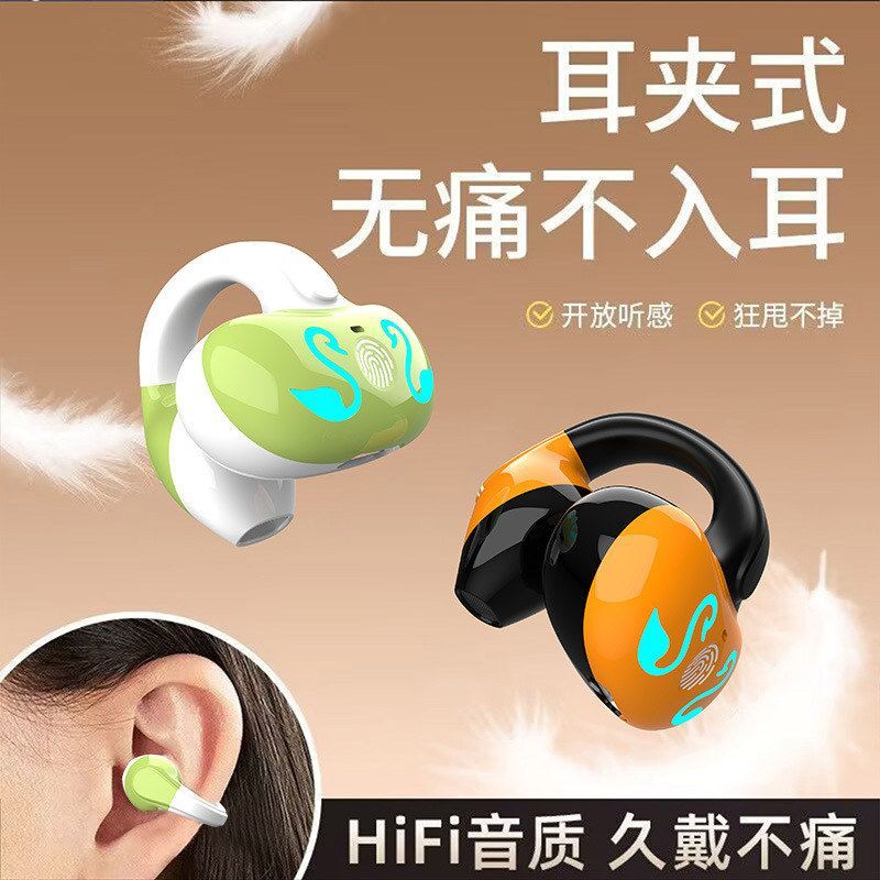 Phong Cách Mới Riêng Mẫu GD68 Tai Nghe Bluetooth Kẹp Tai Không Đau Không Trong Tai Dẫn Xương Tuổi Th
