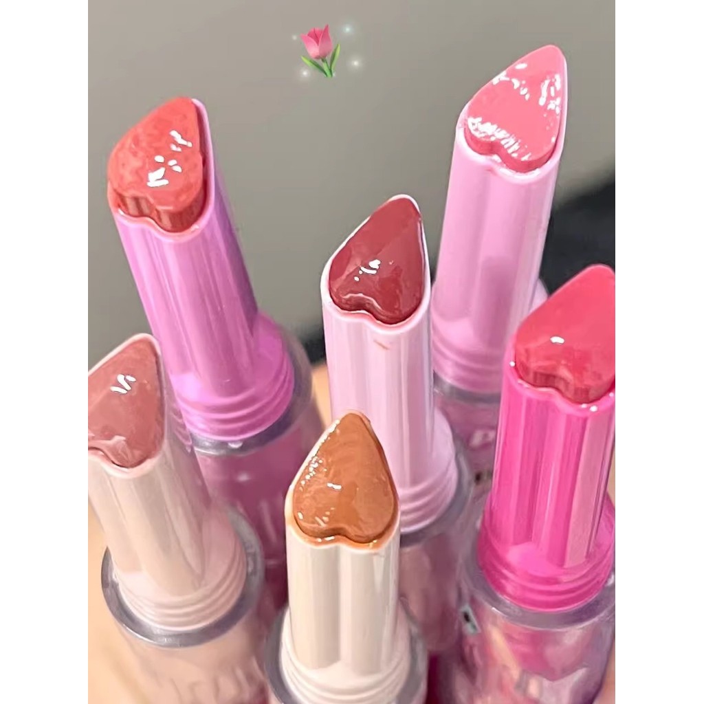 Hoa Lolia Solid Lip Gloss Monster Meria Cream Lip Cream Lip Glaze First Kiss Stick Lipstick Pen 04 F