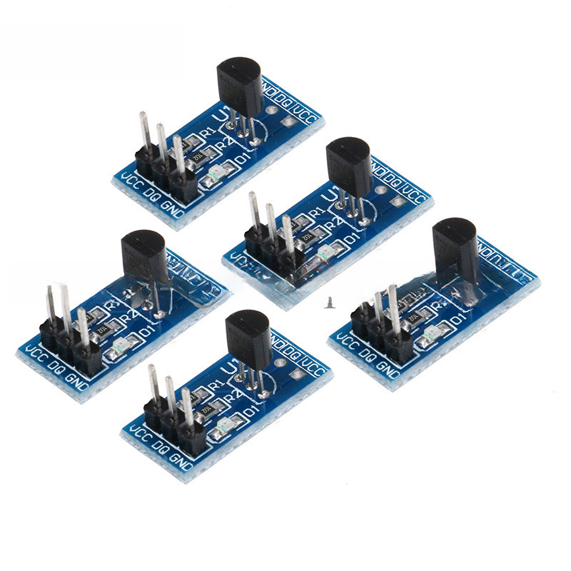 5 cái / 1 cái DS18B20 Mô-đun cảm biến đo nhiệt độ cho Arduino