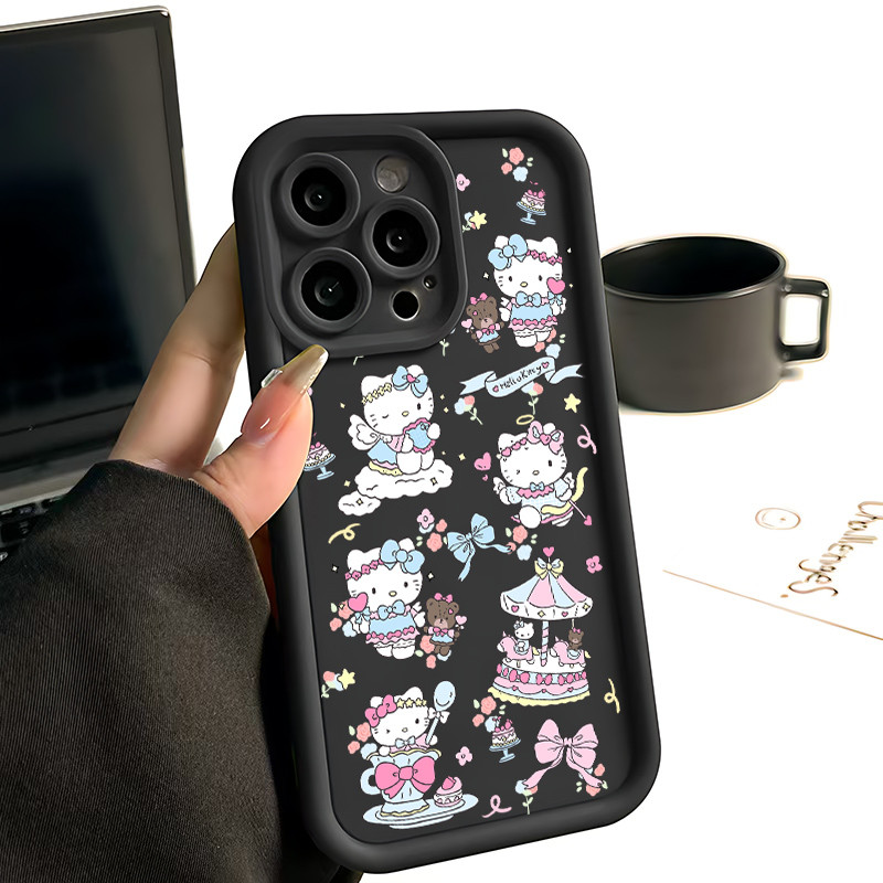 Ốp Lưng cho OPPO A9 2020/A5S/A3S/A3X/A5 pro/A15/A16/A16K/A17 Hello Kitty Công Viên TPU Soft Shell ch