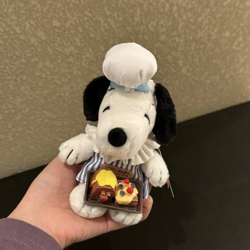 Snoopy Puppy Bag Package Pendant Cartoon Plush Cute Doll Keychain Toy Decoration Christmas Gift RYIs