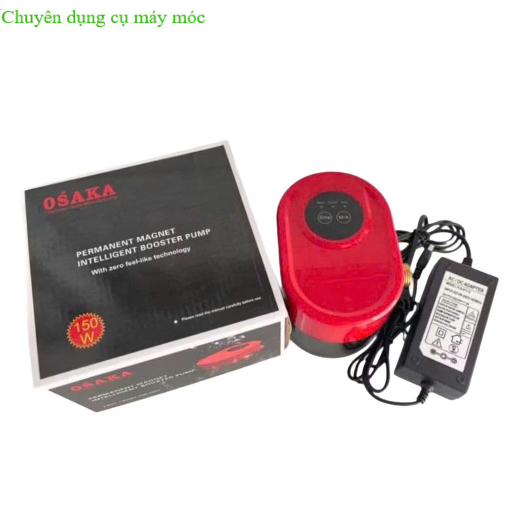 Bơm tăng áp lực 0SAKA máy giặt bình nóng lạnh / bơm tăng áp ,xài điện 24v .tặng cục nguồn SHOP DỤNG 