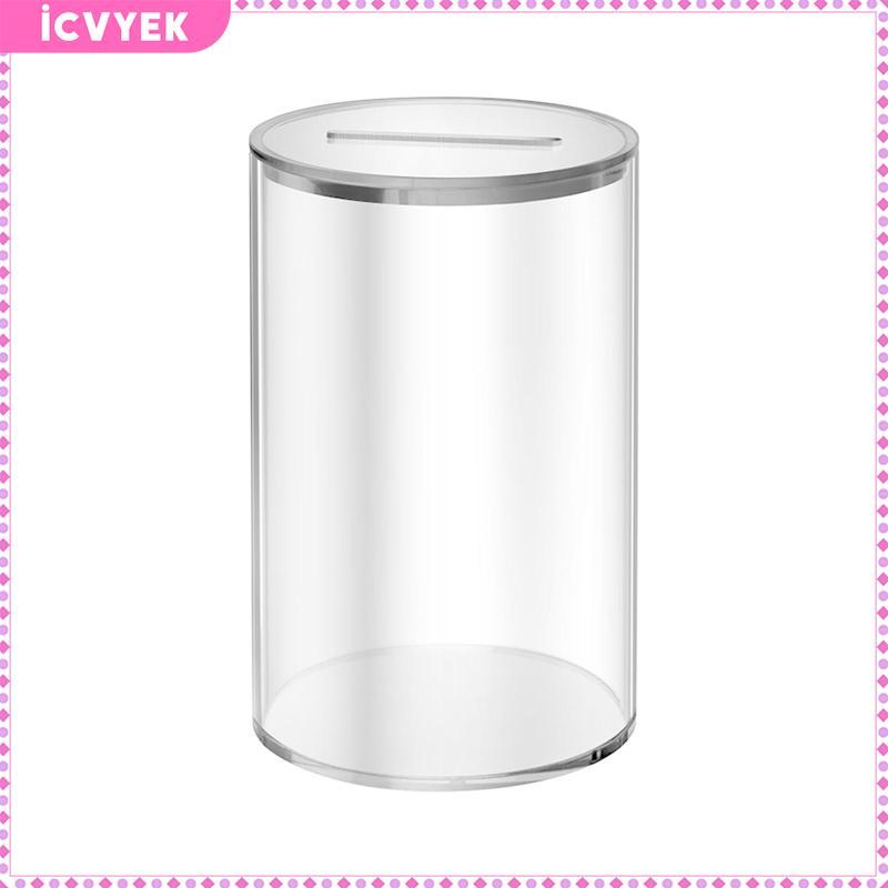 Hộp tiết kiệm tiền Acrylic Tiết kiệm trong suốt Bình đa năng Hộp tiết kiệm có thể tháo rời Tiền