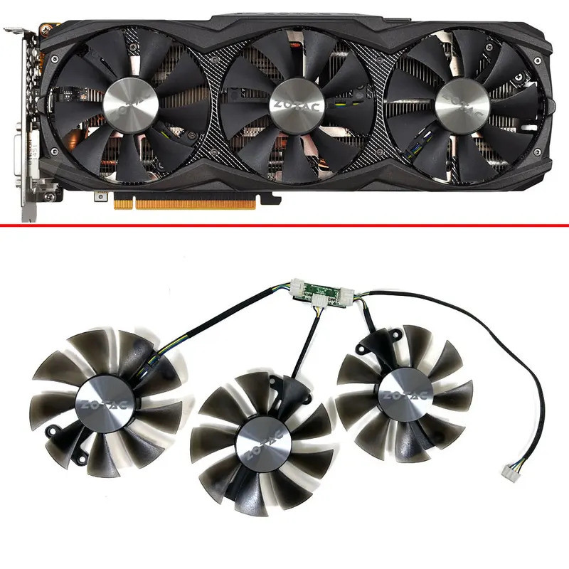 Quạt Làm Mát Cho ZOTAC GTX980Ti 980 Ti AMP 970 GTX TITAN X ARCTICSTORM Card Đồ Họa 4Pin 85MM GA91S2U