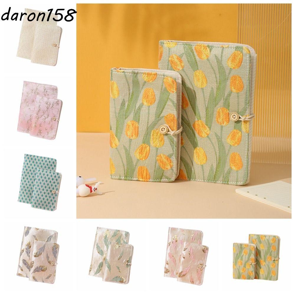 GREX Bìa Sách Lá Rời, A5 / A6 Creative Mini Budget Binder Cover, Thiết Thực Thêu 3D Di Động Notebook