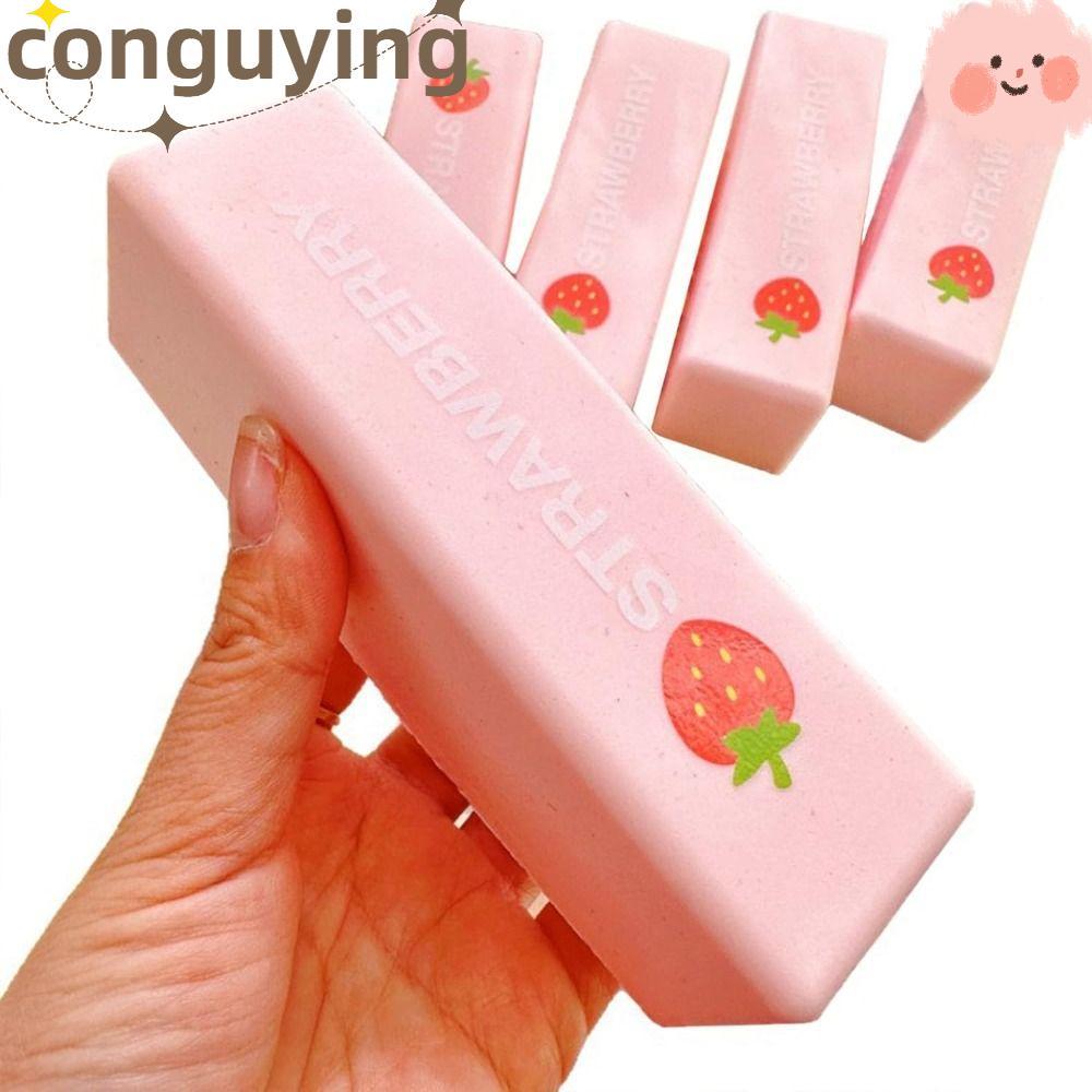 CONGUYING Bơ Bóp Đồ Chơi, Dâu Dính Chậm Đàn Hồi Bóp Bóng Căng Thẳng, Quà Tặng Thư Giãn Tay Fidget Mề