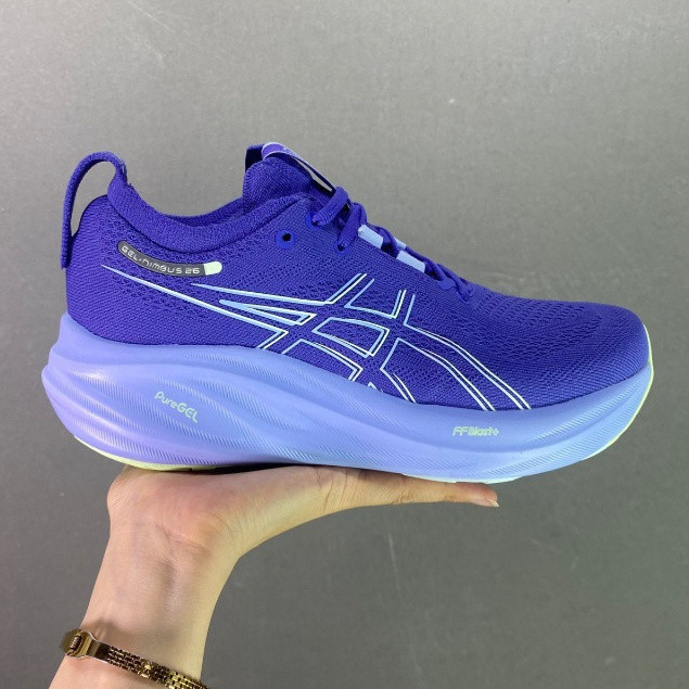 Asics Gel-Nimbus 26 - Giày chạy bộ nam nữ với đệm nhẹ, thoải mái | Mô hình 1012B601-401