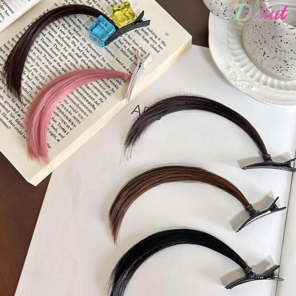 Dụng cụ cosplay: Tóc giả kẹp phong cách anime ahoge và mũ barrettes ngọt ngào