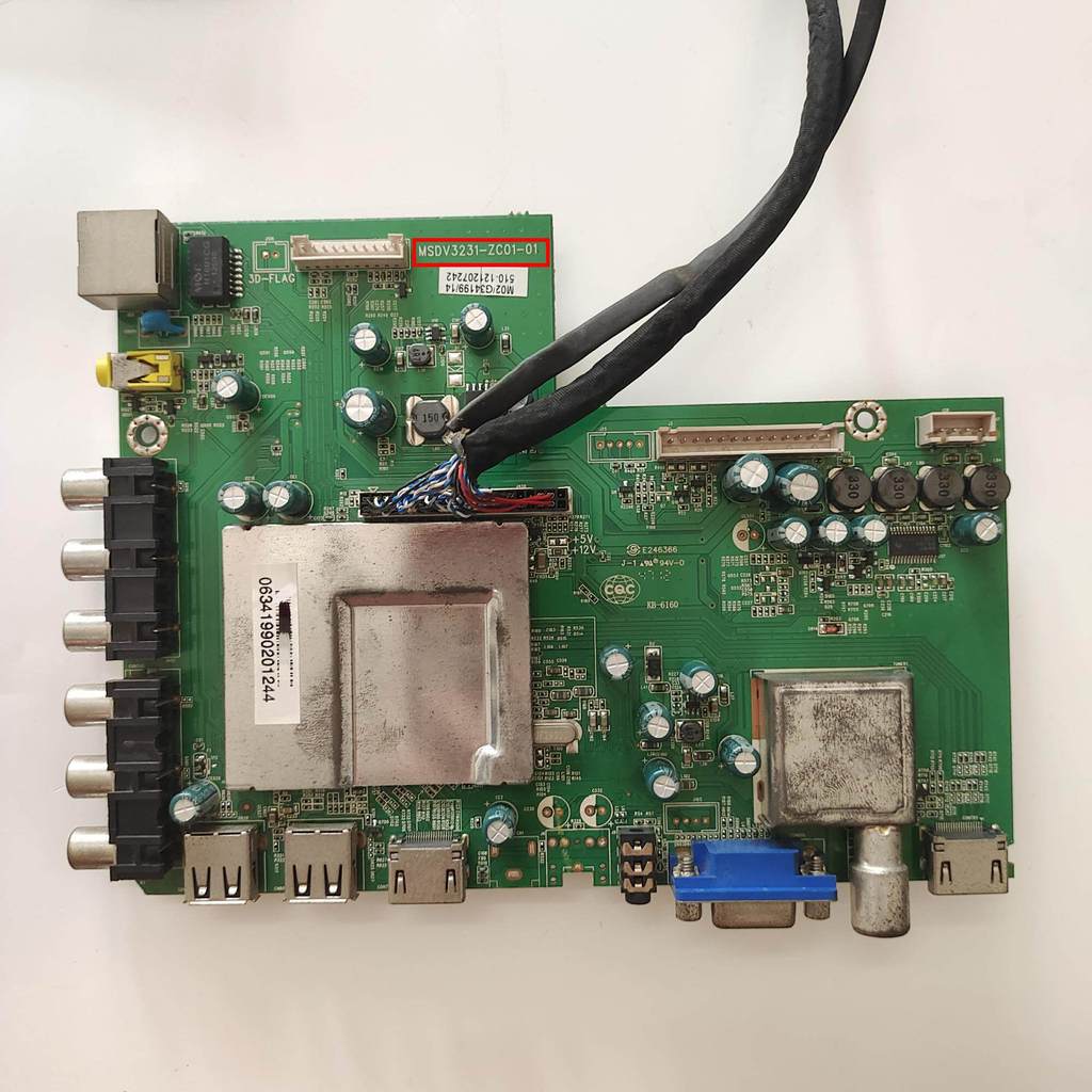 Bo mạch chủ TV TCL LE42D8800 chính hãng MSDV3231-ZC01-01 với màn hình LG K420WD Real Shot