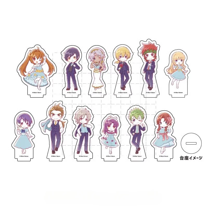 Mô hình Standee anime Game Kuro no Kiseki Agnes Aaron Van Risette Acrylic Stand nhân vật game trang 