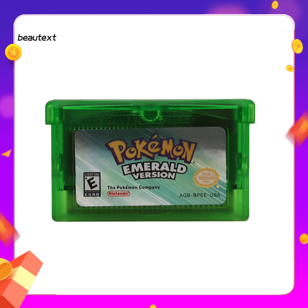 Beautext Sapphire / Emerald / Fires Red / Leaf Green / Ruby Game Card Cartridge