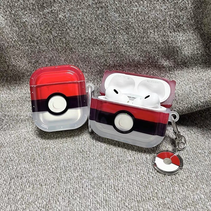 Ốp bảo vệ Poke Ball airpodpro2 airpod4 Vỏ bảo vệ airpodpro Apple pro