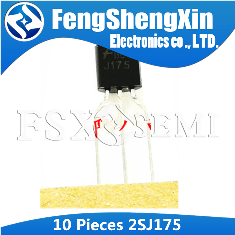10 chiếc 2SJ175 TO-92 J175 TO92 Bóng bán dẫn kênh P mới nguyên bản