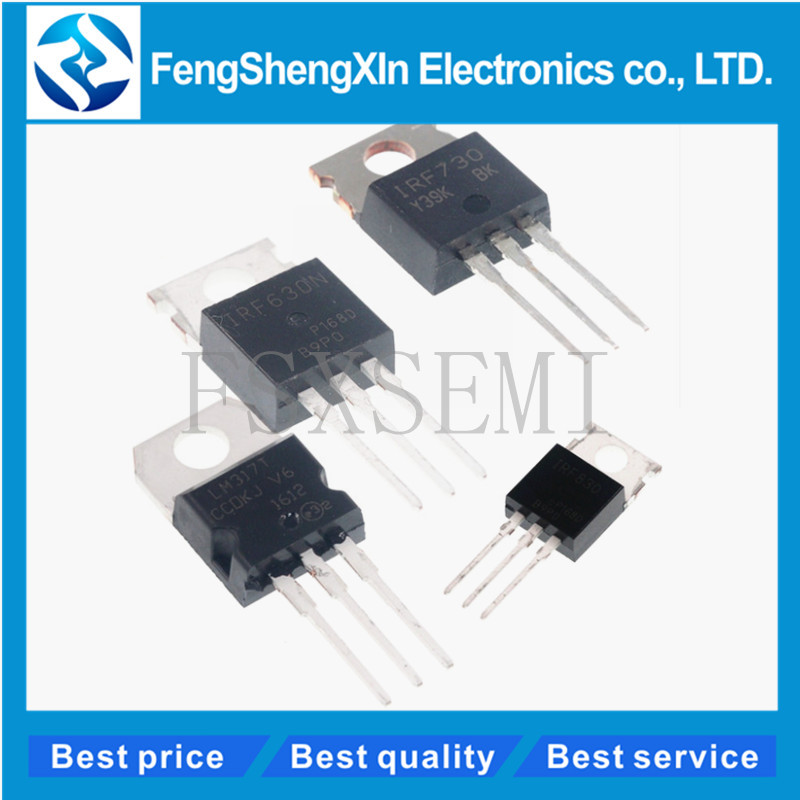 10 Cái / lốc IRF530 IRF540 IRF630 IRF730 IRF830 LM317T IRF3205 Transistor TO-220 TO220 IRF530PBF IRF
