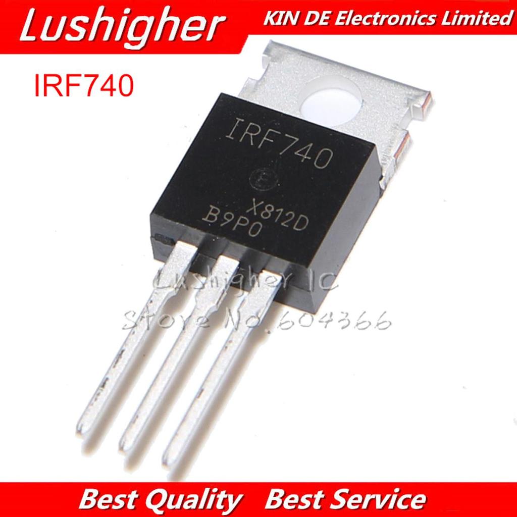 10 CHIẾC IRF740PBF TO-220 IRF740 TO220 N-Channel Power Mosfet
