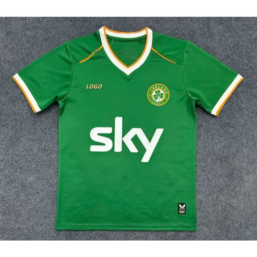 Fan Edition 26-27 Jersey Ireland Nhà - Áo thoáng khí ngắn tay