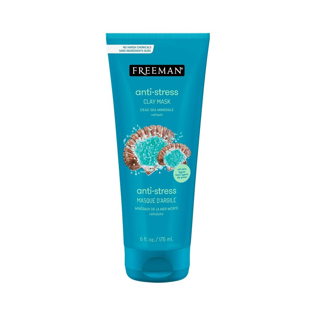 Mặt nạ đất sét chống căng thẳng Freeman, Mặt nạ khoáng chất biển chết, Cân bằng & muối biển oải hươn