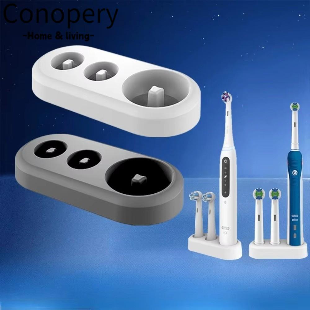 Đế đế thay thế CONOPERY, Giá đỡ bàn chải đánh răng điện dễ sử dụng tiết kiệm không gian, Hộp đựng bà