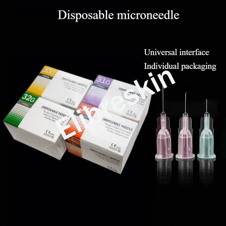 10 chiếc 30G4mm 30G13mm 30G25mm 32G4mm 32G13mm 34G1.5mm 34G2.5mm 34G4mm microneedle