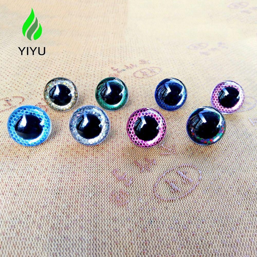 Mắt an toàn cho mèo tổ ong YIYU 3D, Mắt an toàn sáng bóng Amigurumi cho Amigurumi, Phụ kiện thủ công