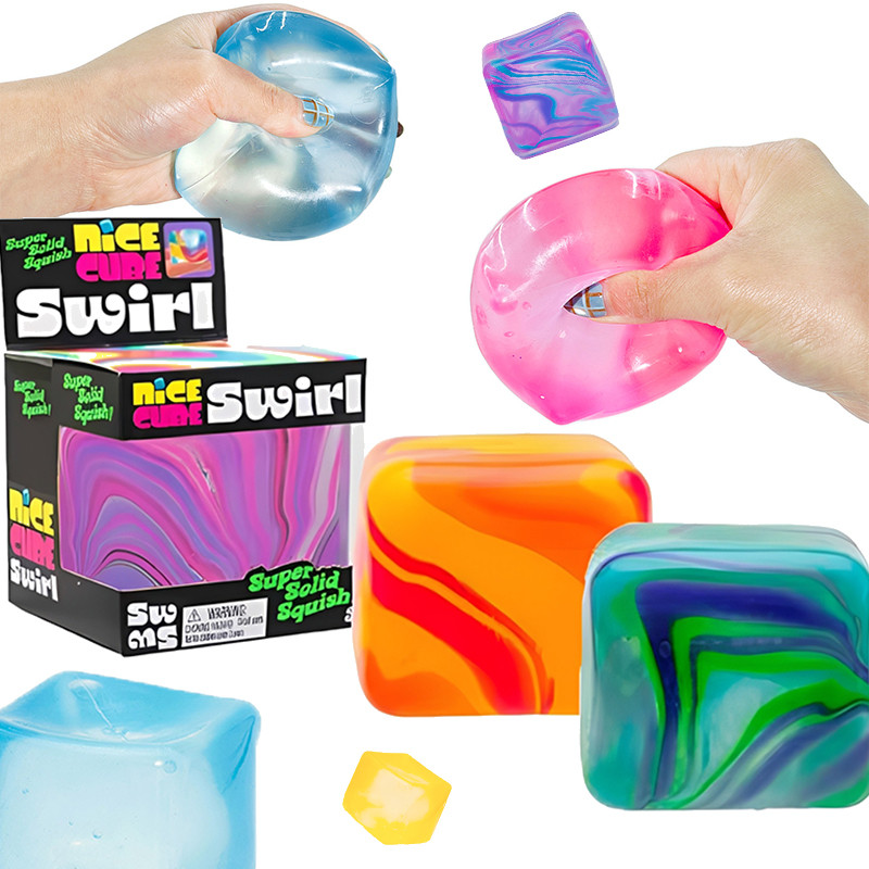 NeeDoh Nice Ice Baby Solid Squishy Đồ chơi Sáng tạo Cube Press Đồ chơi giải nén