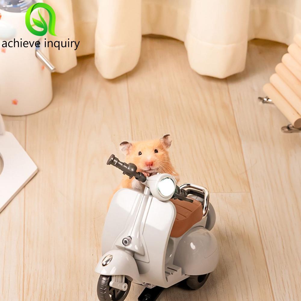 achieve inquiry ACHIEVE YÊU THÍCH Xe Máy Mini Âm Nhạc Chiếu Sáng Đóng Thế Đồ Chơi Hamster