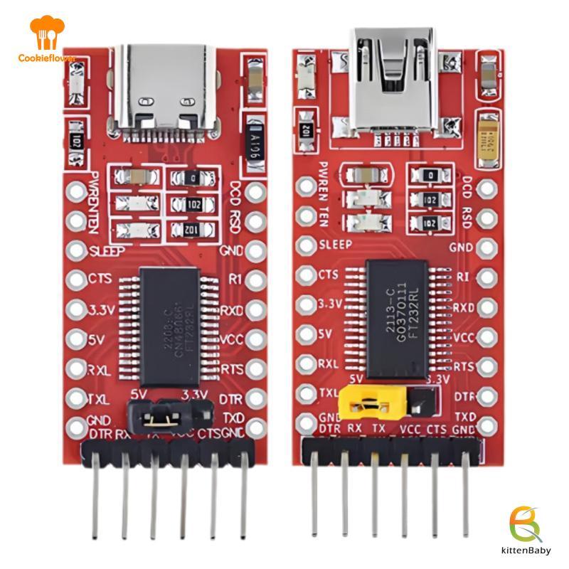 [Kitten-t] 1 Cái USB TO TTL / Type-C FT232RL FT232 FTDI USB 3.3V 5.5V sang TTL Mô-đun chuyển đổi nối