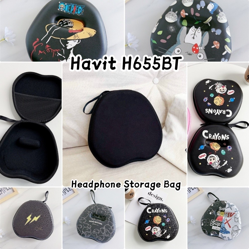 [Sẵn Sàng] Dành Cho Tai Nghe Havit H655BT Tai Nghe Hoạt Hình Dễ Thương Túi Bảo Quản Hộp Đựng Tai Ngh