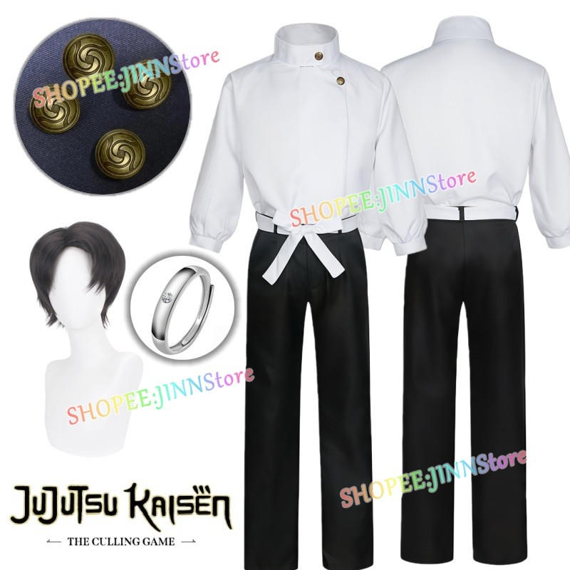 -JINN-OKKOTSU YUTA Trang Phục Hóa Trang Jujutsu Kaisen Season 3 cosplay với tóc giả, phù hợp carniva