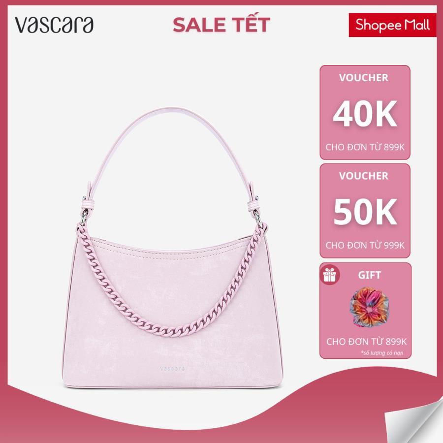 [Voucher 50K | 15.01] Vascara Túi Bucket Phối Xích Cùng Màu - TOT 0195