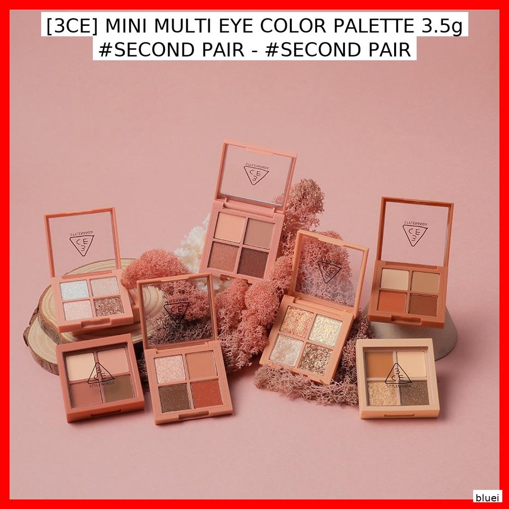 [3CE] PALETTE MÀU ĐA MẮT MINI 3.5g #SECOND TÓC - #SECOND PAIR / Bảng Mắt Hàn Quốc / Sắc Thái Đa Năng