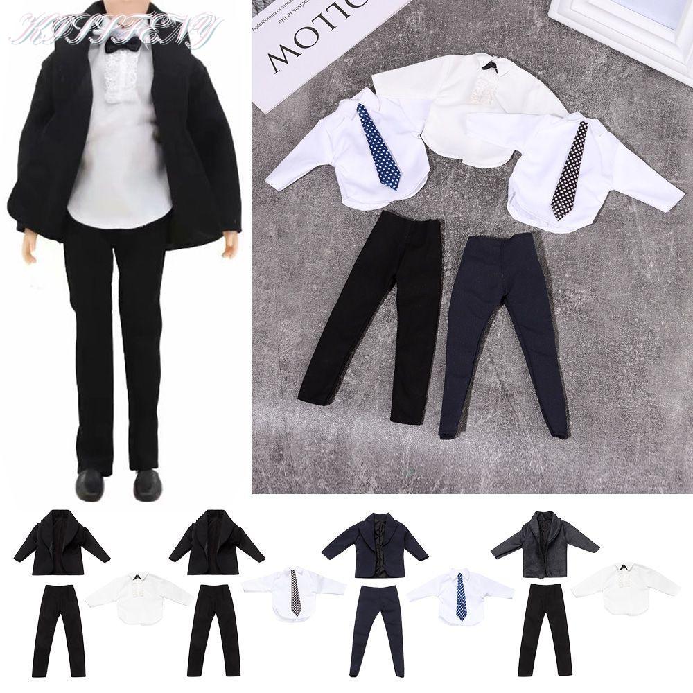 KISSFENY 11 Bộ Đồ Thường Ngày Quần Áo Sơ Mi, Đẹp Trai Mặc Hàng Ngày 1 / 6 Quần Áo Búp Bê Nam, 6 Phon