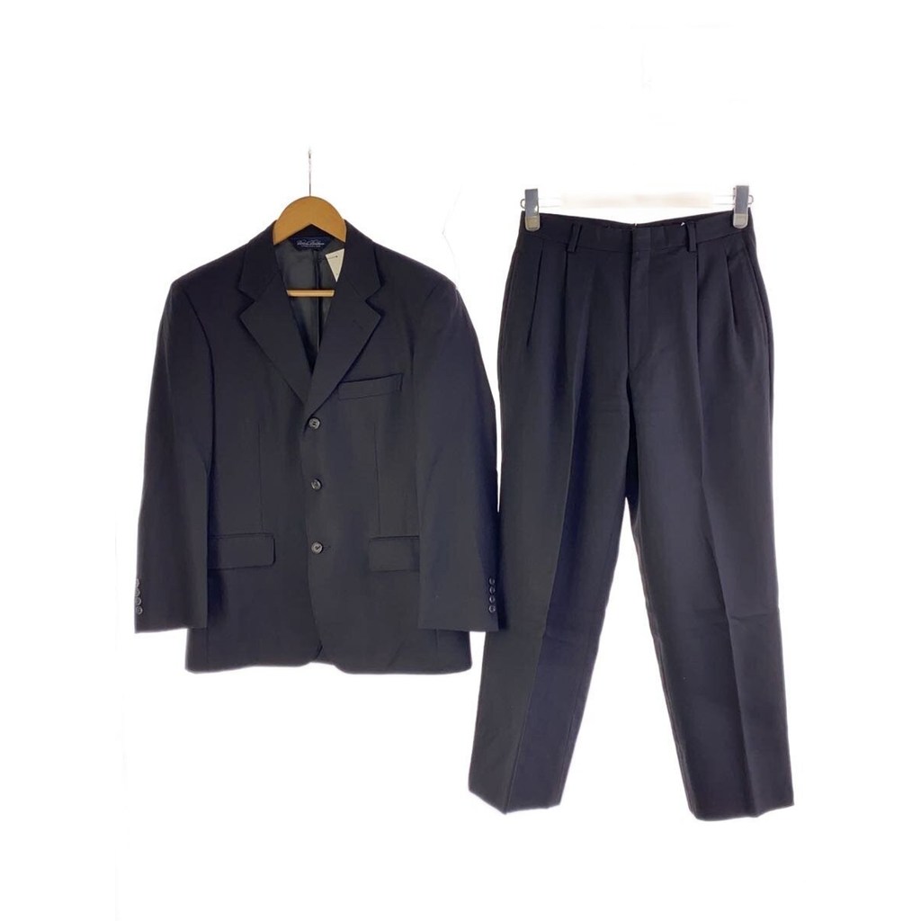 BROOKS BROTHERS Suit/XXS/Wool/Black