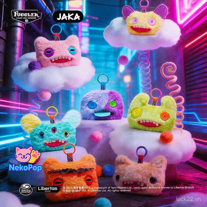 Bán Chạy Chính Hãng fuggler Dễ Thương Răng Quái Vật Tiền Xu Thanh Chirp Monster mini Túi Bảo Quản Ph