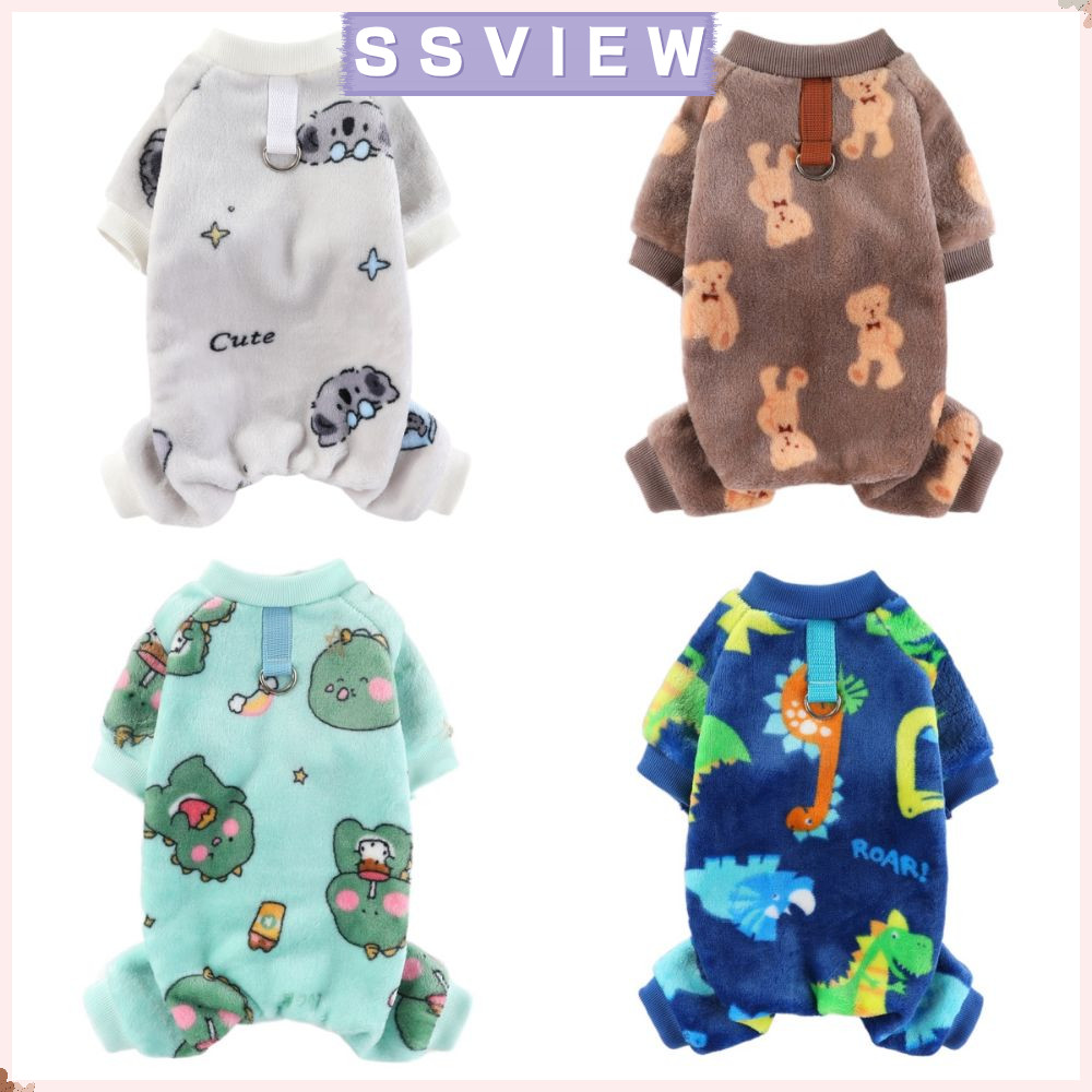 Bộ áo liền quần cho chó STILLSAVIEW, Quần áo cho chó cưng XS-4XL ấm áp mùa đông, Trang phục chó Chih