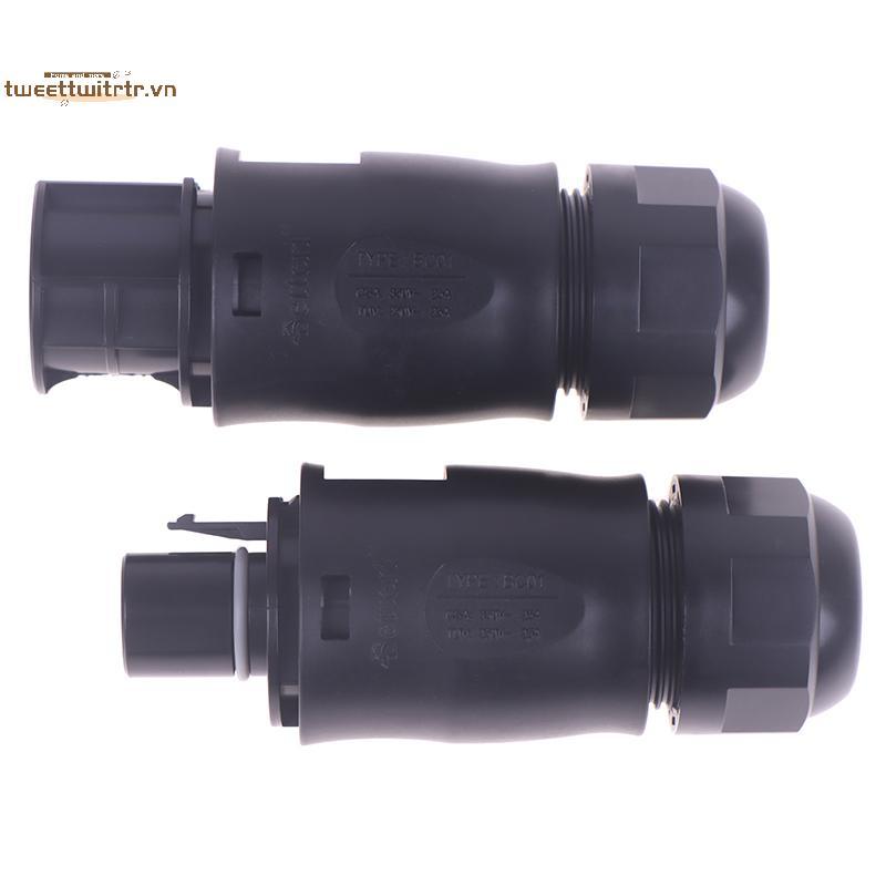 TRTR BC01 3 Pin Kết Nối AC Nam Nữ IP68 Cho Lưới Năng Lượng Mặt Trời Cà Vạt Micro Biến Tần Hoymiles D