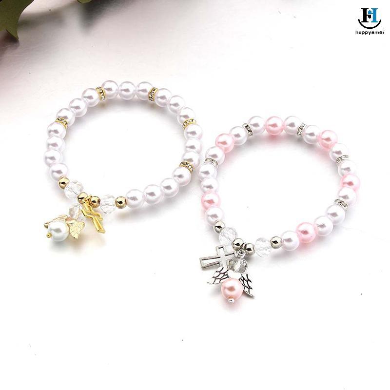 [GA] Baby Shower Favor Christening Bracelet Angel Baby Shower Girl Boy Baptism [TH]