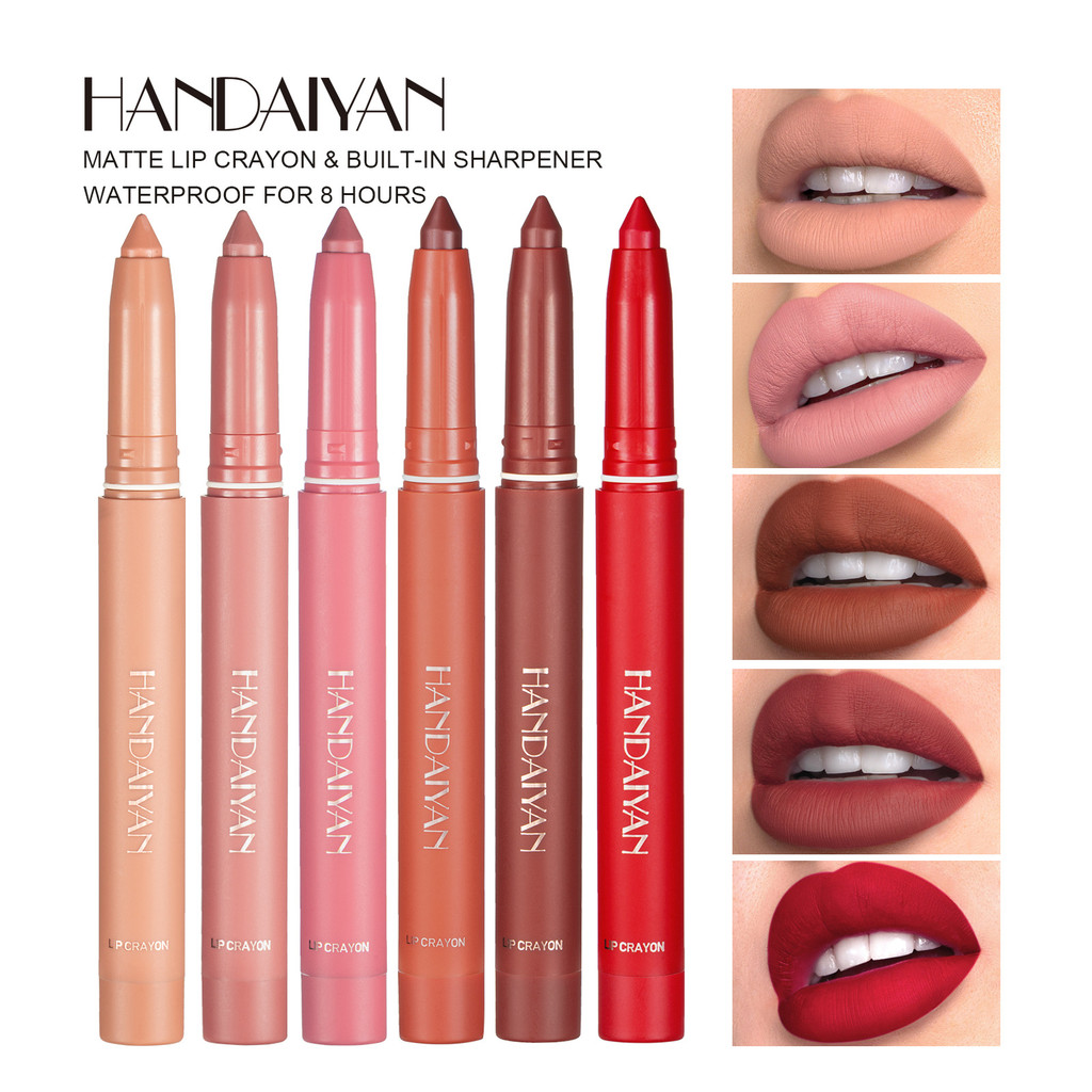 Matte Lip Liner Tự Động Chống Thấm Nước Phác Thảo Lip Liner Lip Pencil Lipstick Lipstick Lip Liner