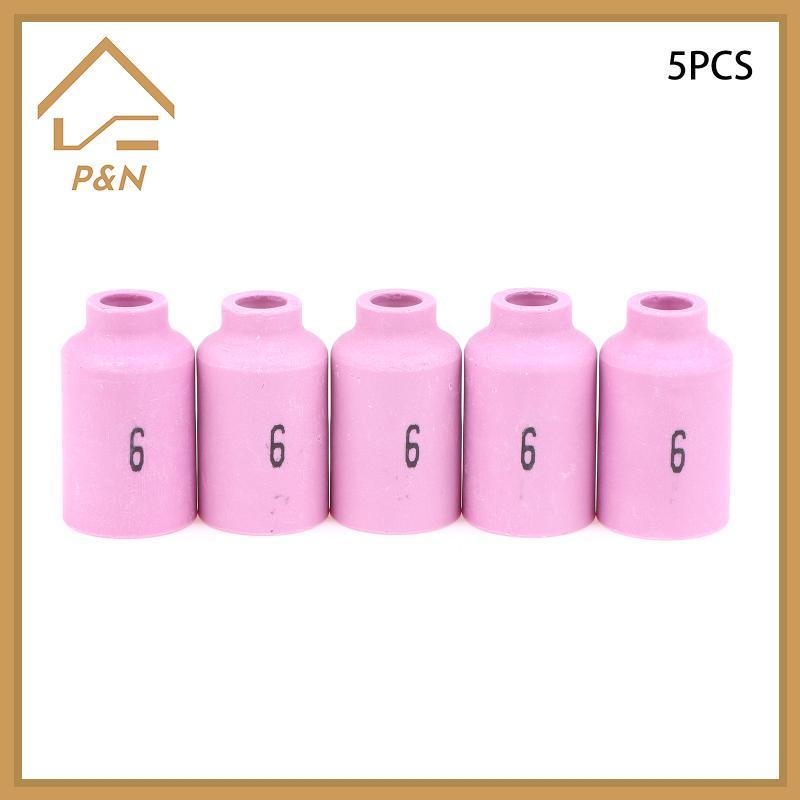 [P & N} 42mm 54N14 54N15 54N16 54N17 54N18 Vòi phun gốm Alumina cho phụ kiện đèn pin hàn TIG WP17 18