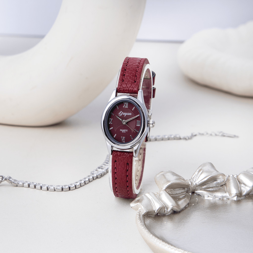 Đồng Hồ Nữ YUYAN 5219 Dây Da Cao Cấp – Thiết Kế Nữ Tính, Phù Hợp Đi Làm & Đi Chơi