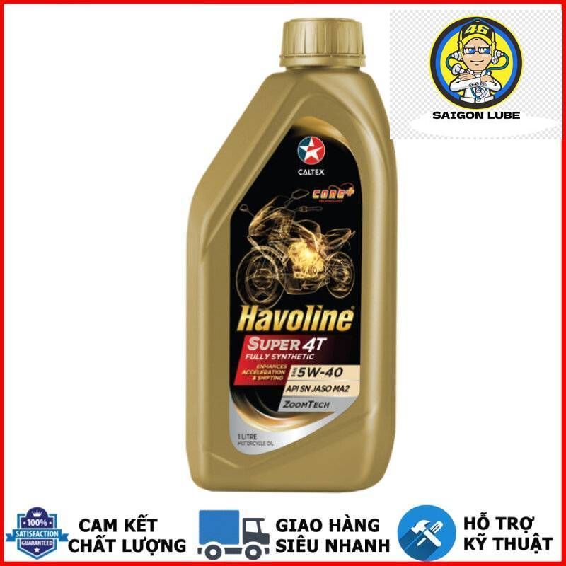 Nhớt tổng hợp Caltex Havoline Super 5W40 1 LÍT nhập khẩu Thái Lan