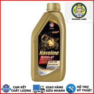 Nhớt tổng hợp Caltex Havoline Super 5W40 1 LÍT nhập khẩu Thái Lan