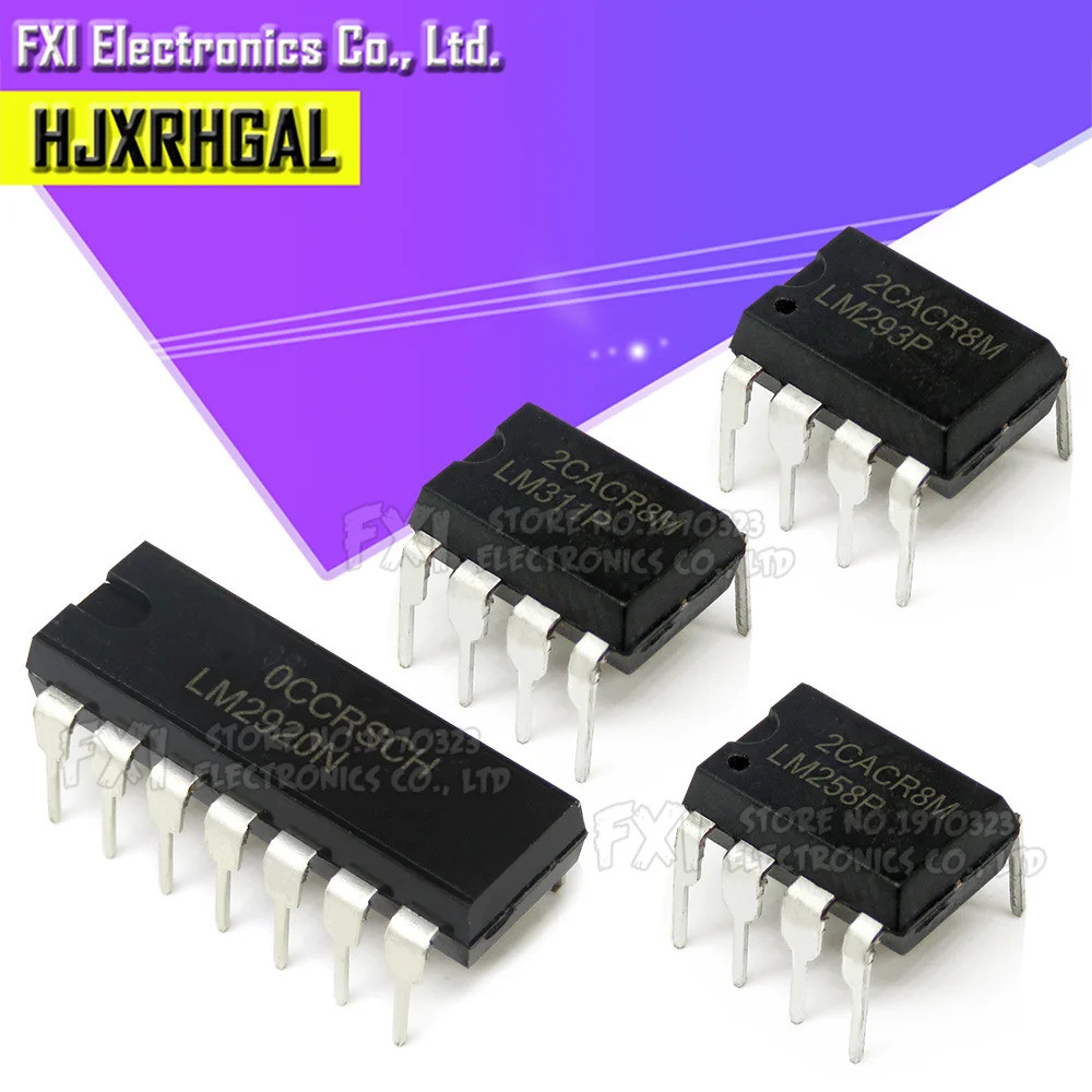 Bộ 10 Miếng LM311P LM311 DIP LM258P LM293P LM2901 LM2902 LM2903 LM258 LM293 LM2901 LM2902 LM2903