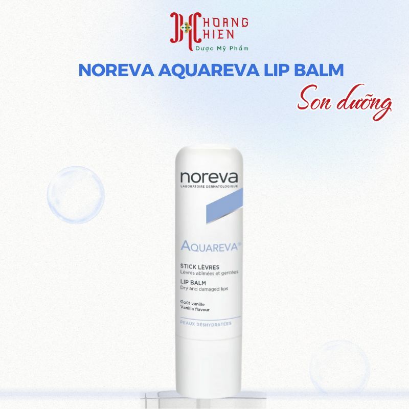 Son Dưỡng Môi Mềm Mịn, Căng Mọng Noreva Aquareva Lip Balm