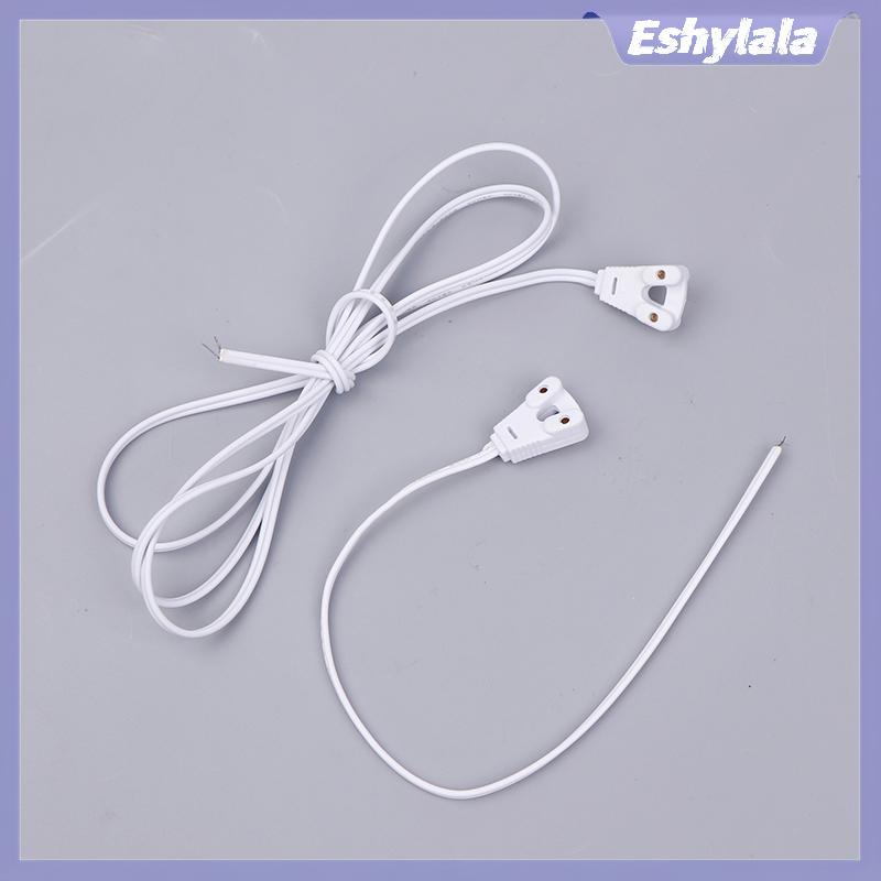 Eshylala 10 Chiếc T8 Giá Đỡ Đèn T8 Đế Dây Đèn Hộp Dòng Đèn Giá Đỡ Cáp Cho T8 Huỳnh Quang Ống