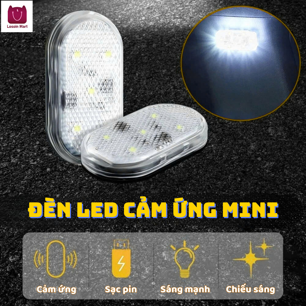 Đèn chiếu sáng nội thất cảm ứng Losoin Mart