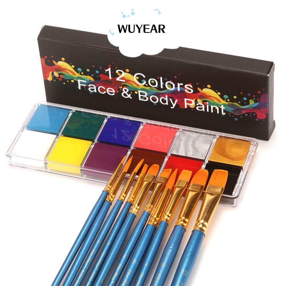 Wuyear 12 Màu / bộ Body Paint Face Makeup Painting Pigment Face Painting