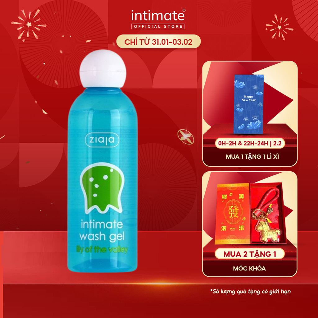 Dung Dịch Vệ Sinh Phụ Nữ Intimate Hoa Lan Chuông ZIAJA Mùi Thơm Dịu Nhẹ Giúp Làm Sạch, Khử Mùi Hôi 2